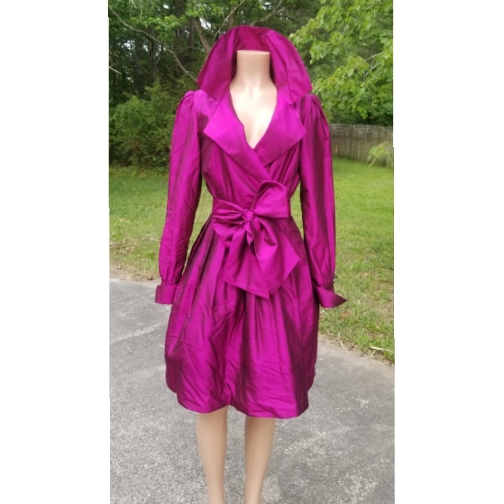 Vintage Victor Costa Fuschia Party Dress